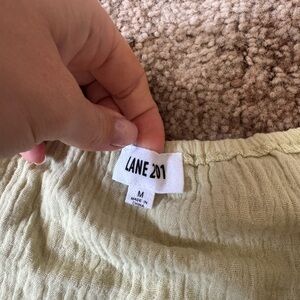 Lane 201 Green Crop Top